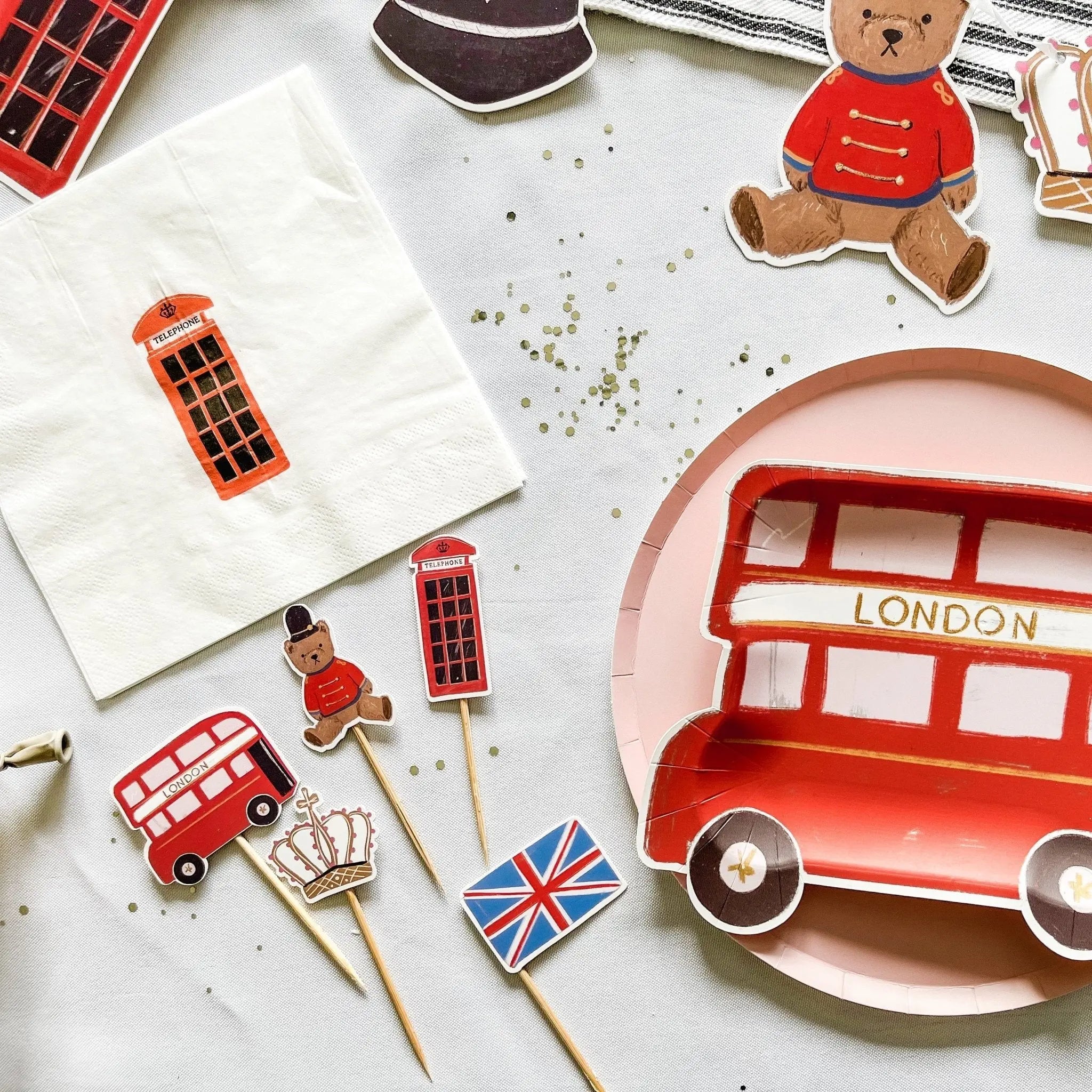 London Cupcake Toppers