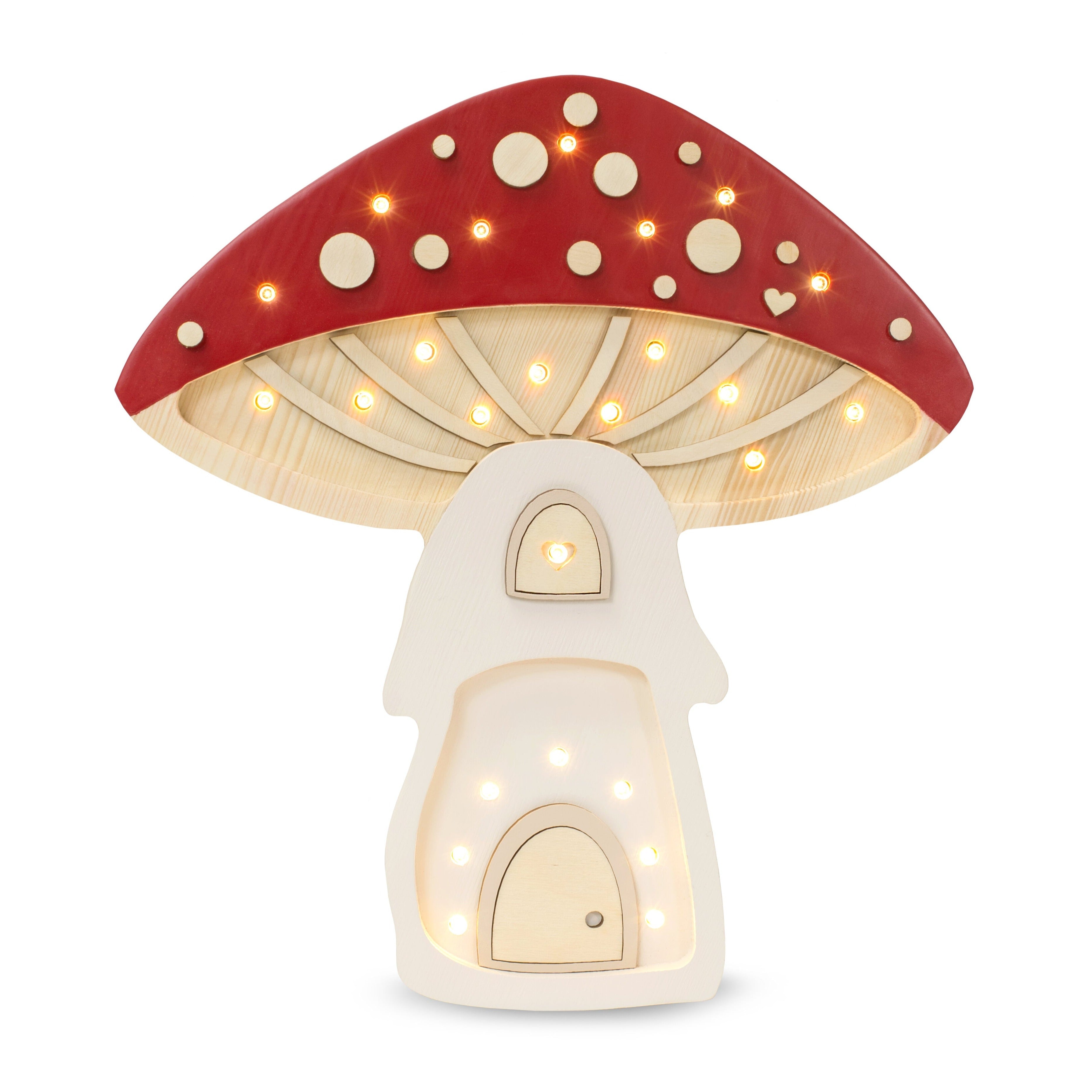 Little Lights Mushroom House Lamp