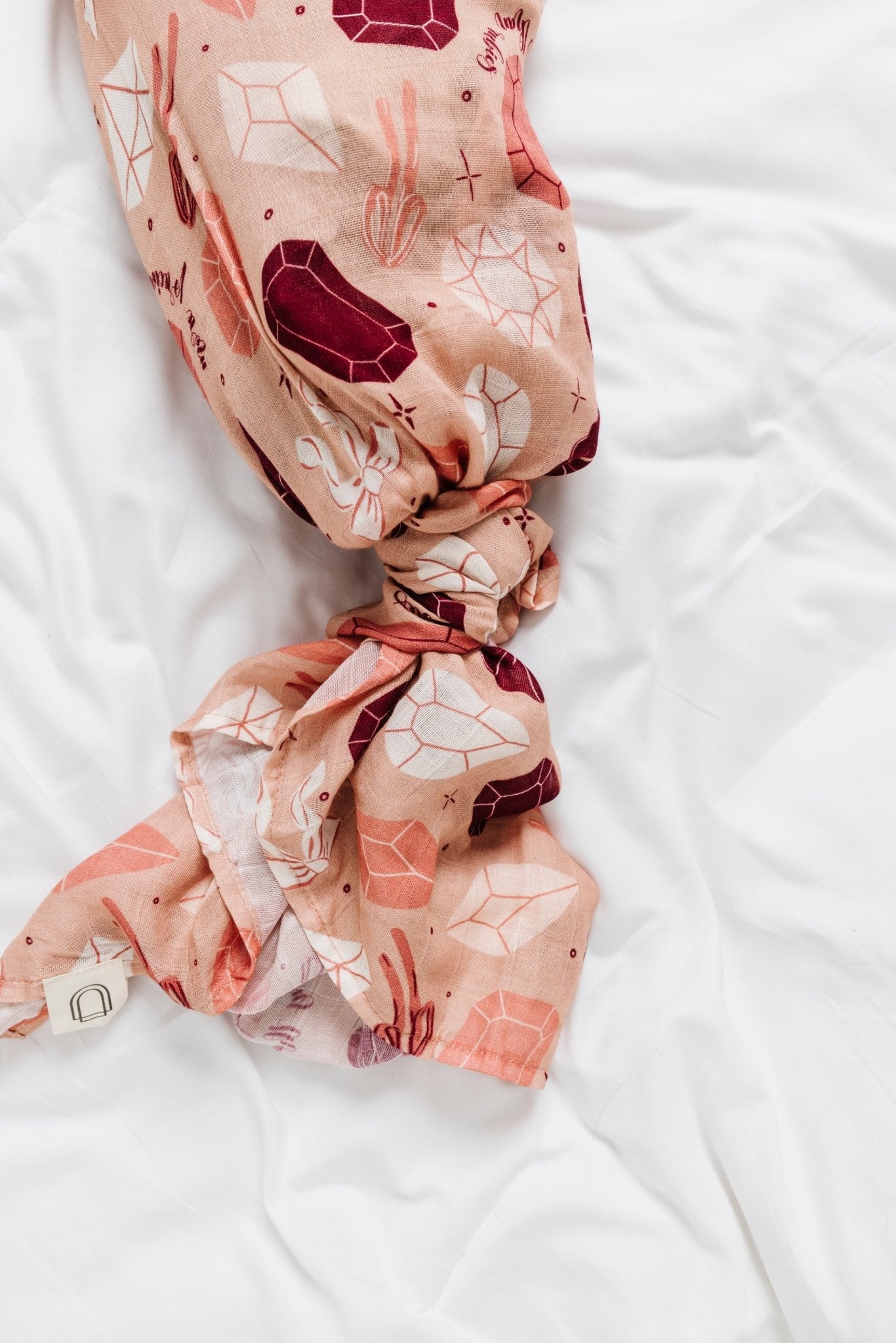 Rubies Muslin Swaddle Blanket