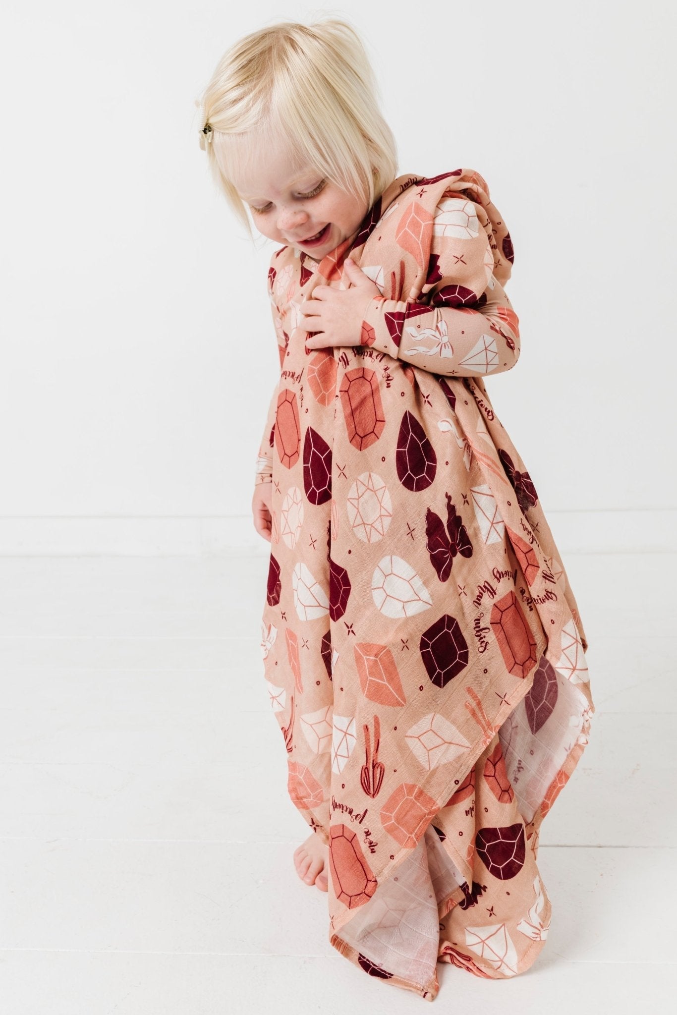 Rubies Muslin Swaddle Blanket