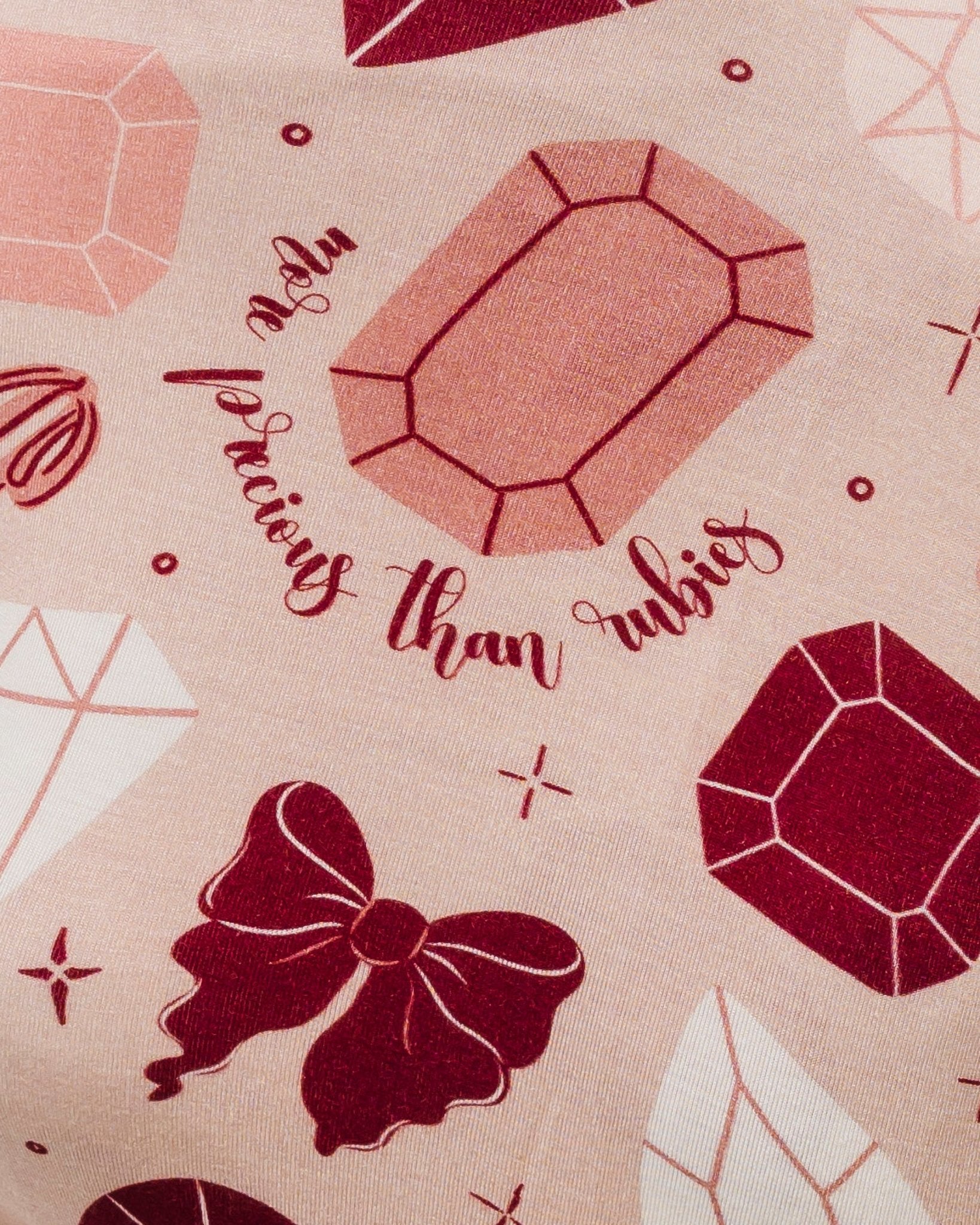 Rubies Stretch Swaddle Blanket