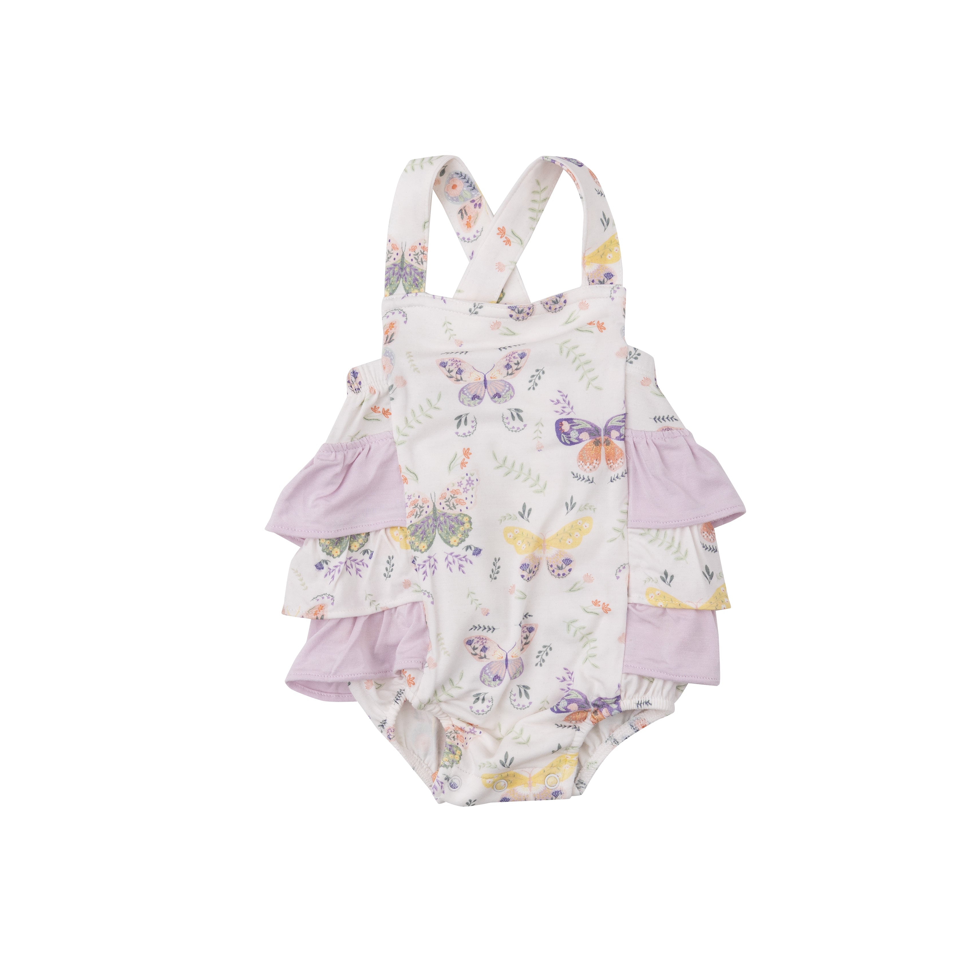 Ruffle Sunsuit - Botany Butterflies