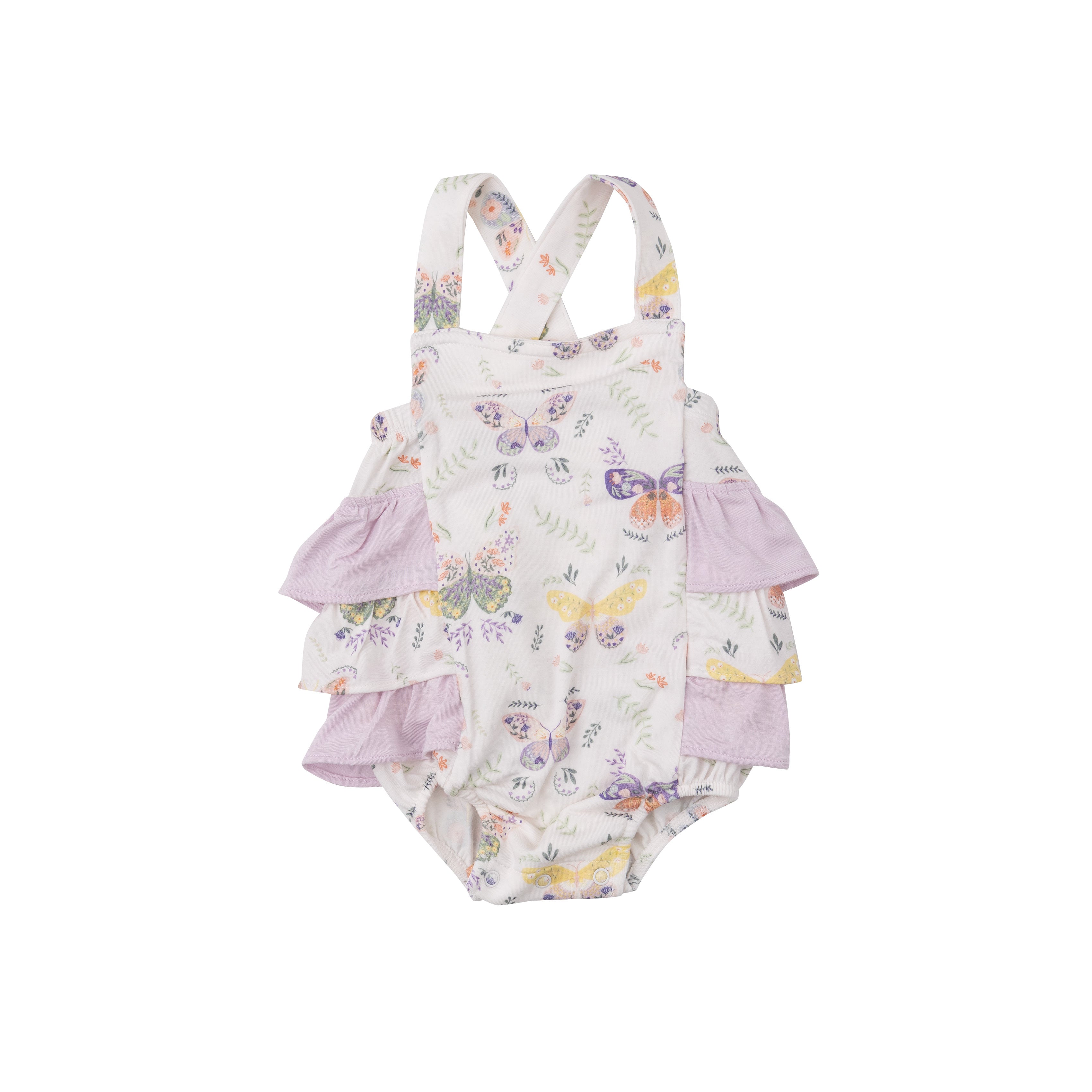 Ruffle Sunsuit - Botany Butterflies