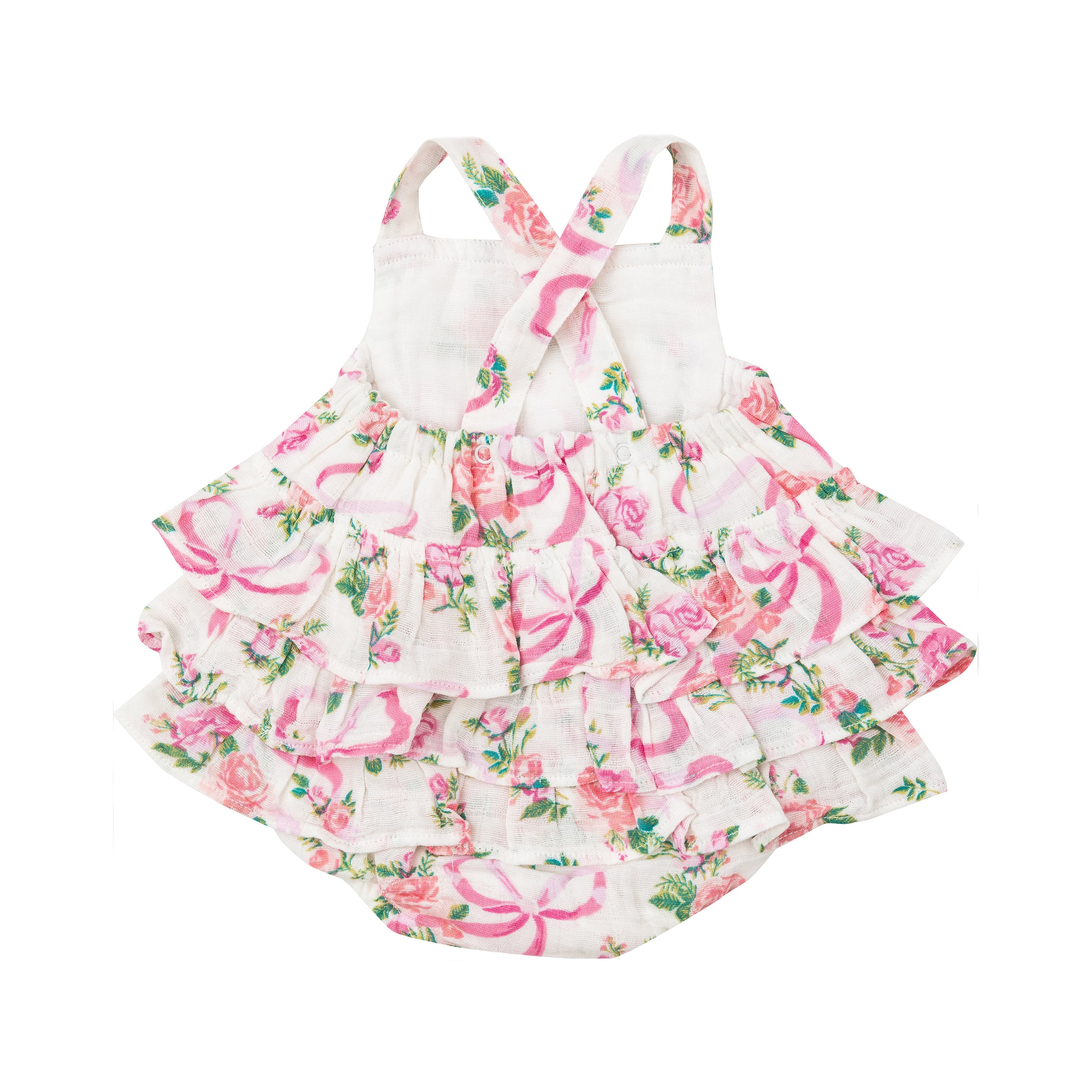 Ruffle Sunsuit - Coquette Bows