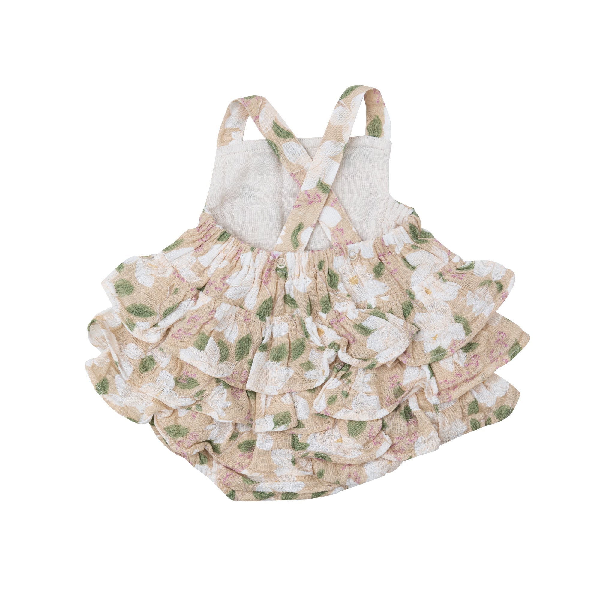 Ruffle Sunsuit - Magnolias