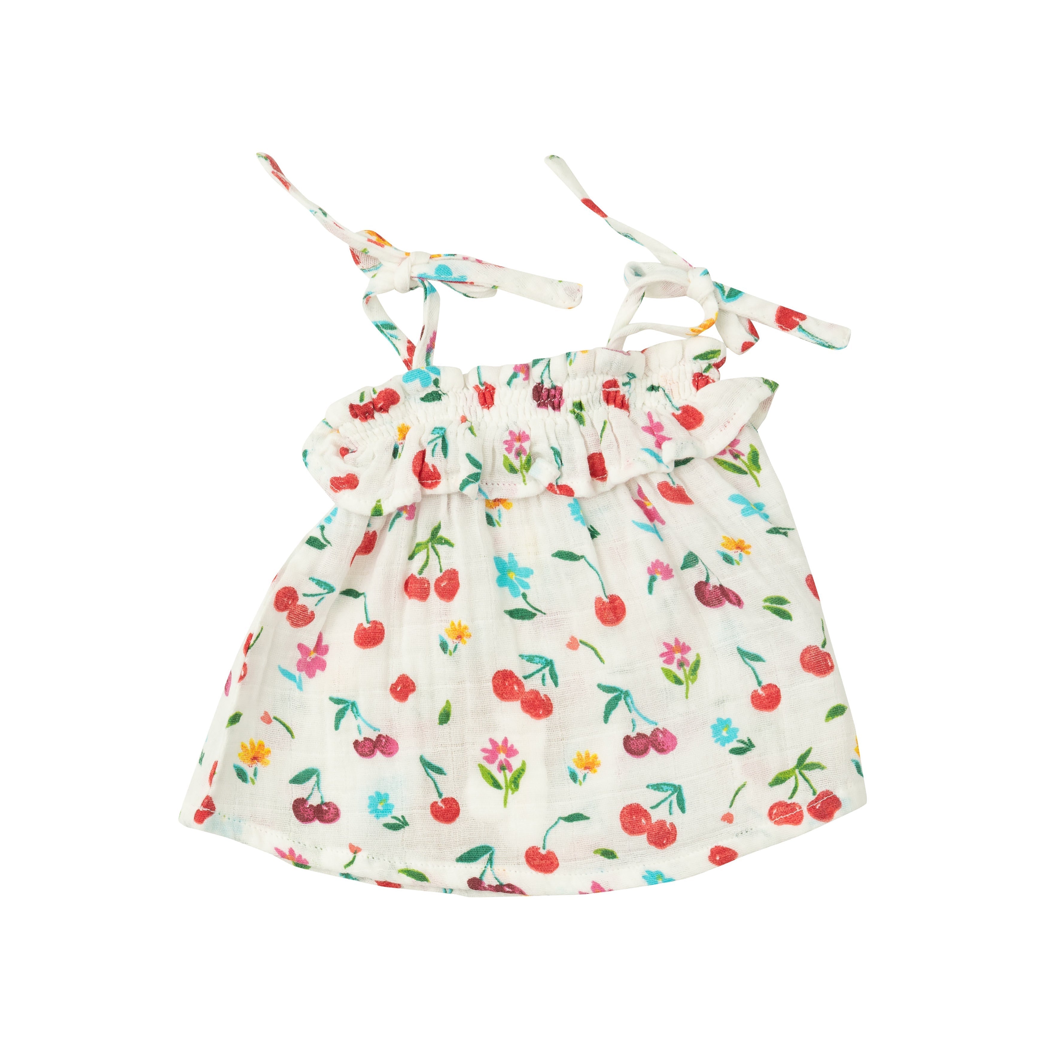 Ruffle Top & Bloomer - Cherry