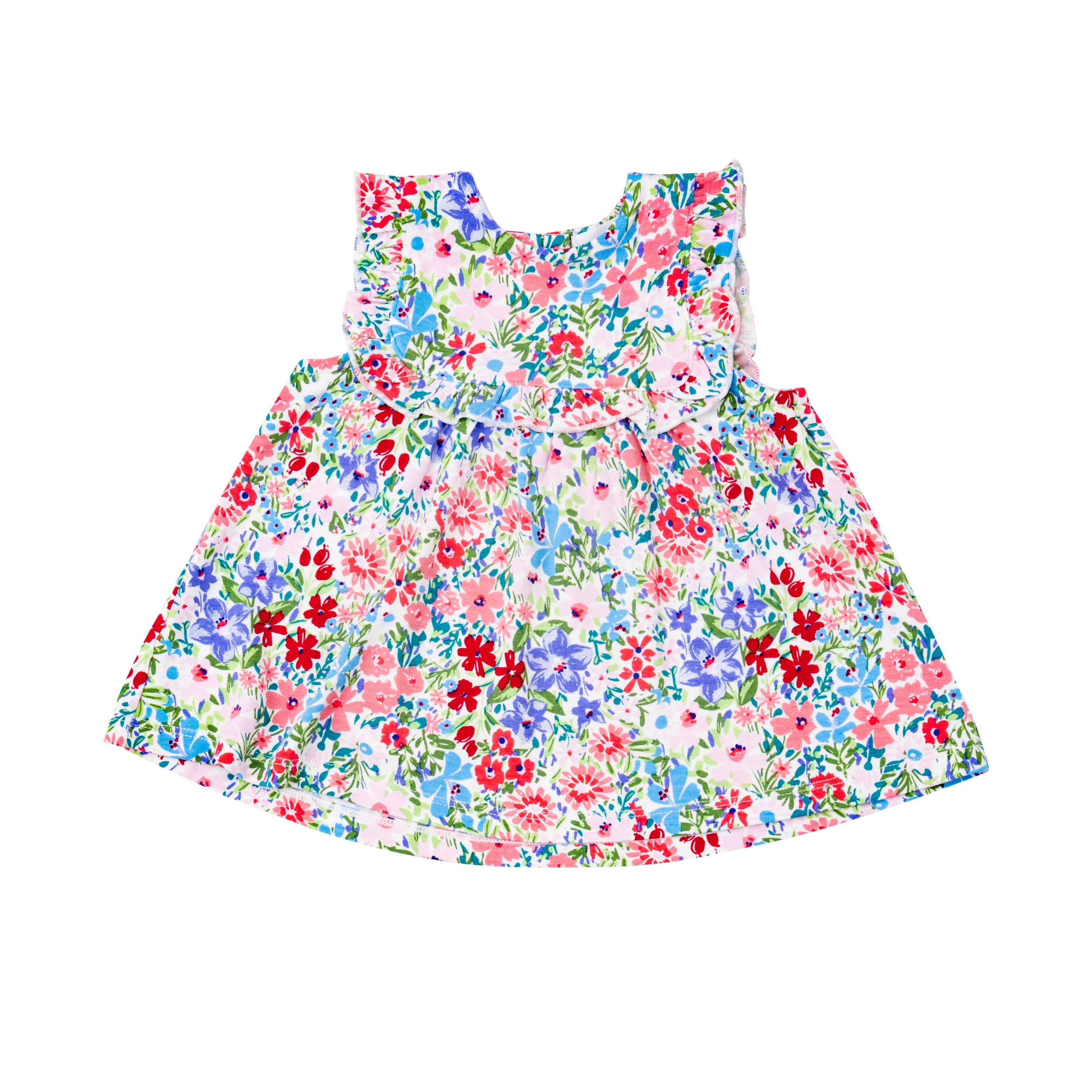 Ruffle Top & Bloomer - London Floral