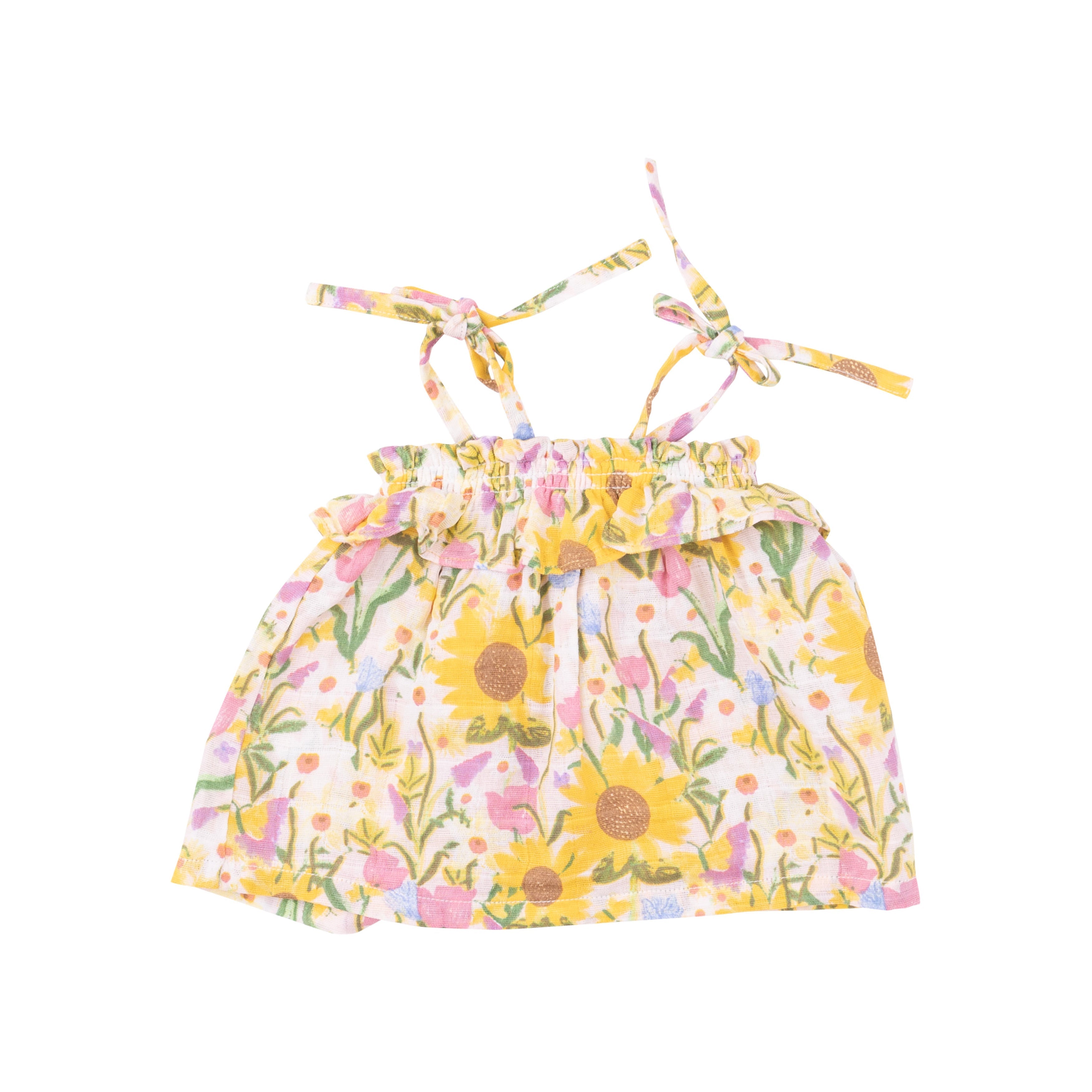 Ruffle Top & Bloomer - Sunflower Dream Floral