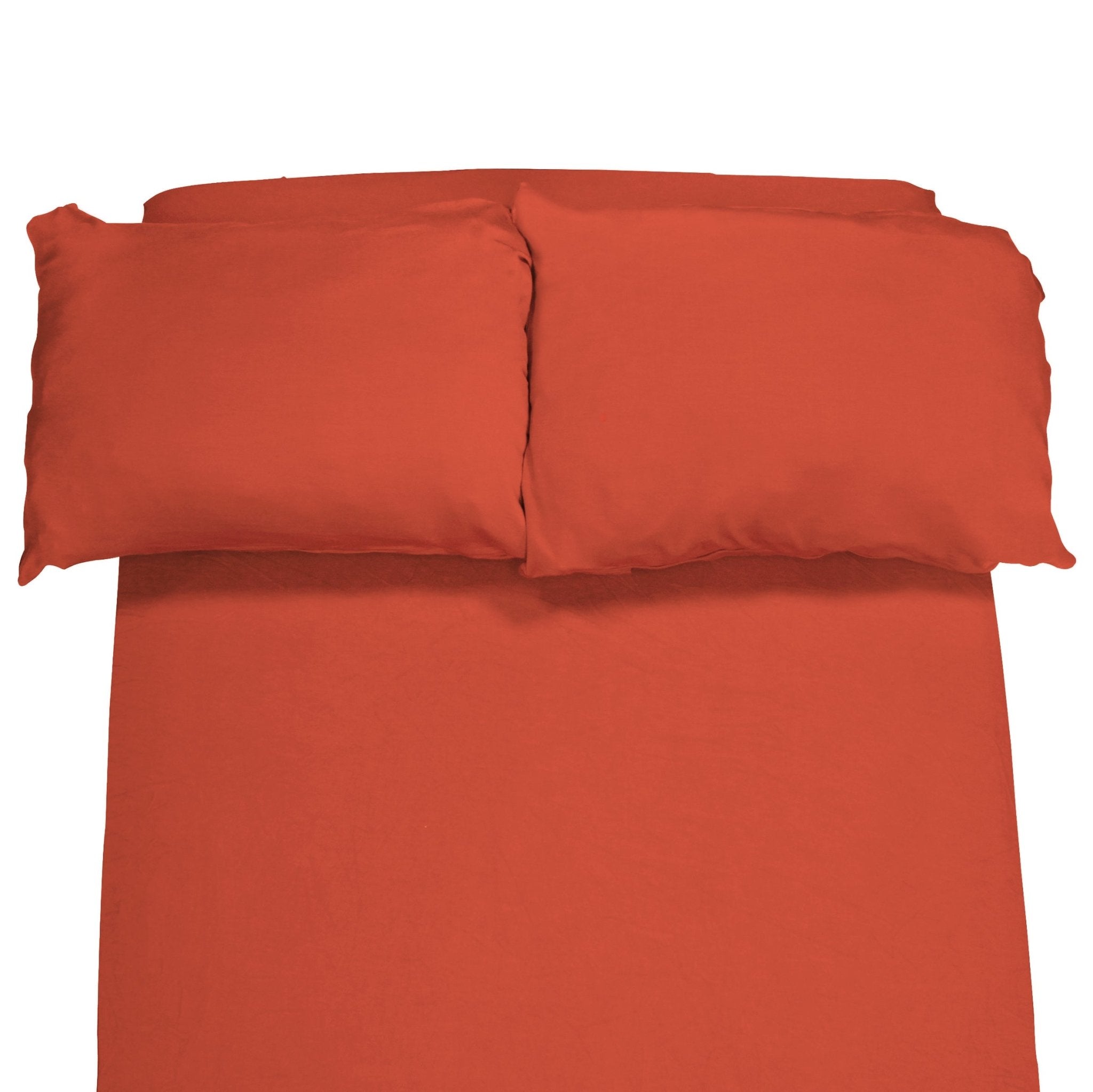 Rust Twin Fitted Sheet