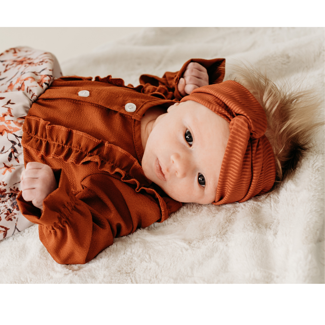 Matching Headbands - Rust