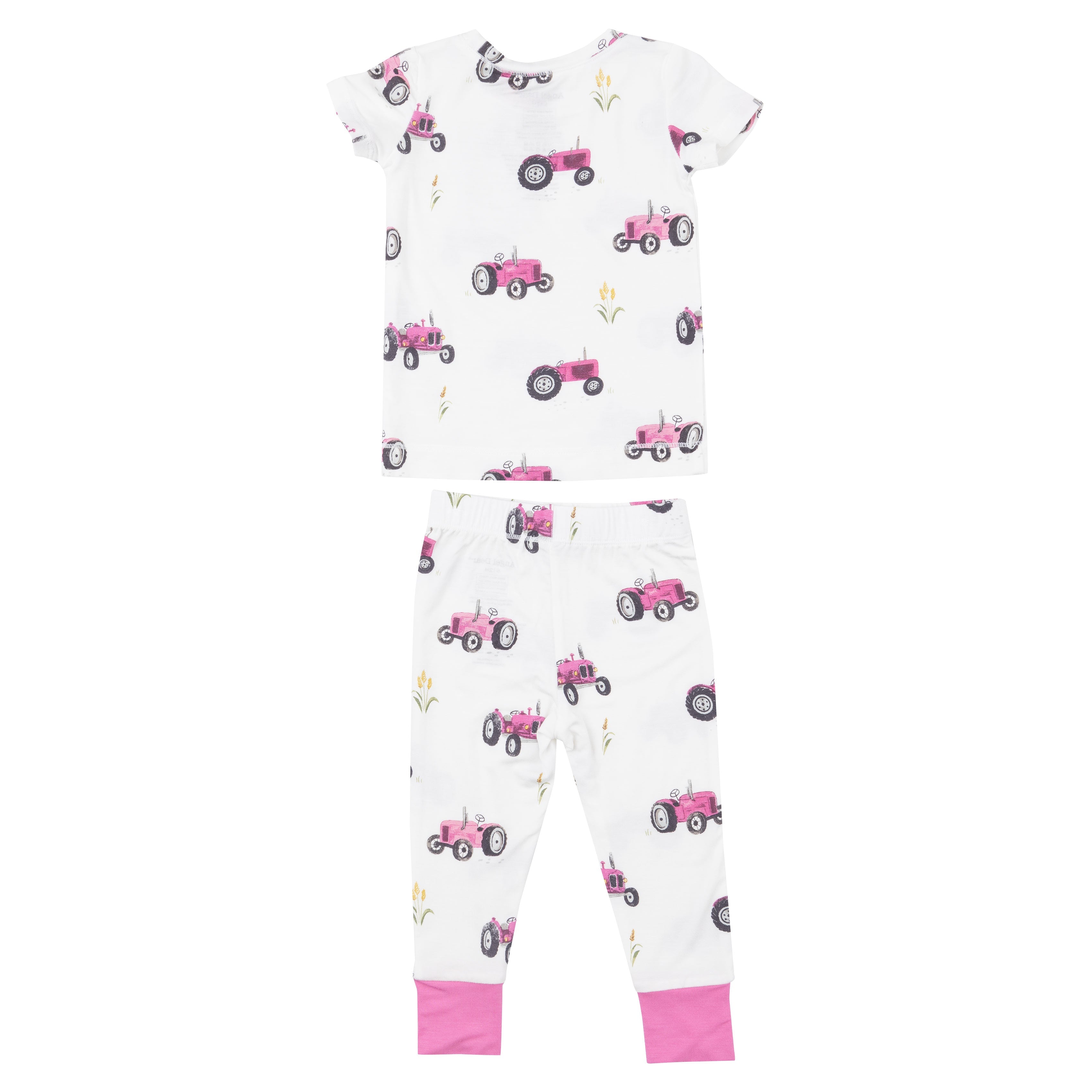 S/s Loungewear Set - Pink Tractors