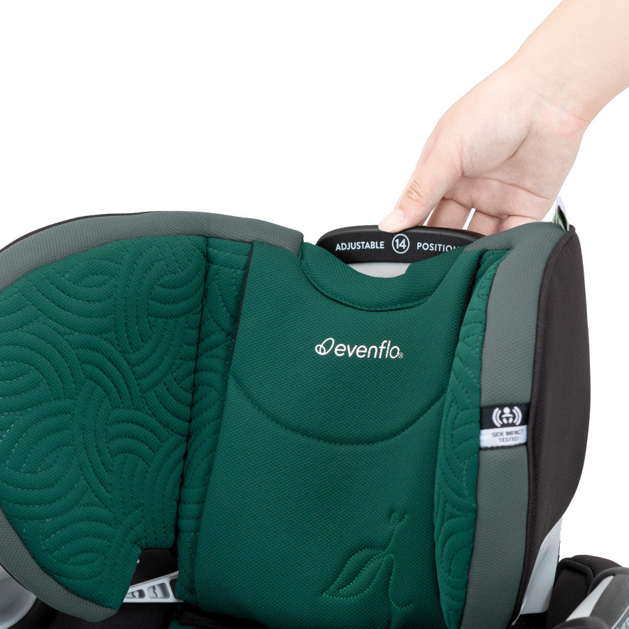 Revolve360 Extend All-in-one Rotational Car Seat With Green & Gentle Fabric