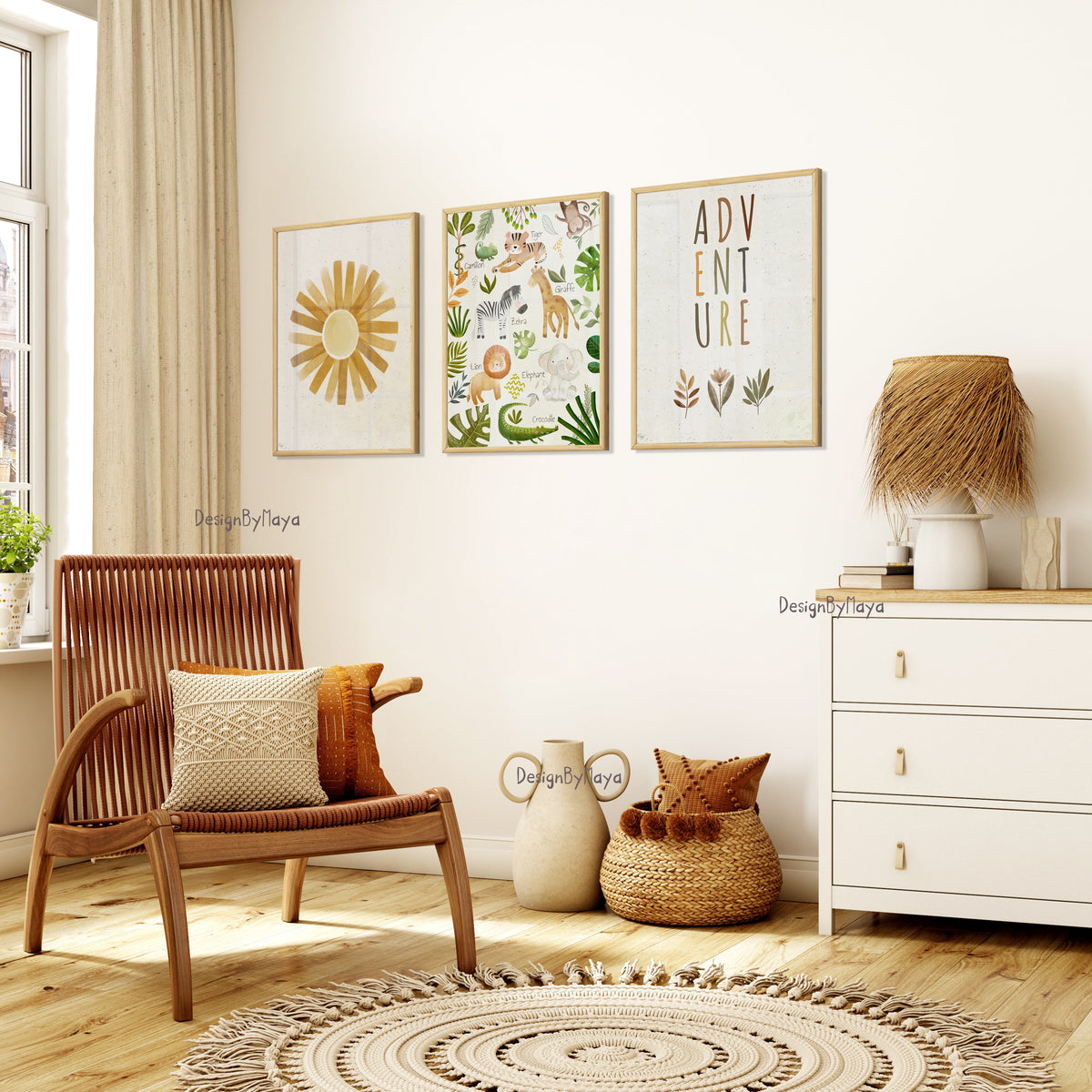 Woodland Animals Prints - Luster Paper Nursery Wall Art Prints