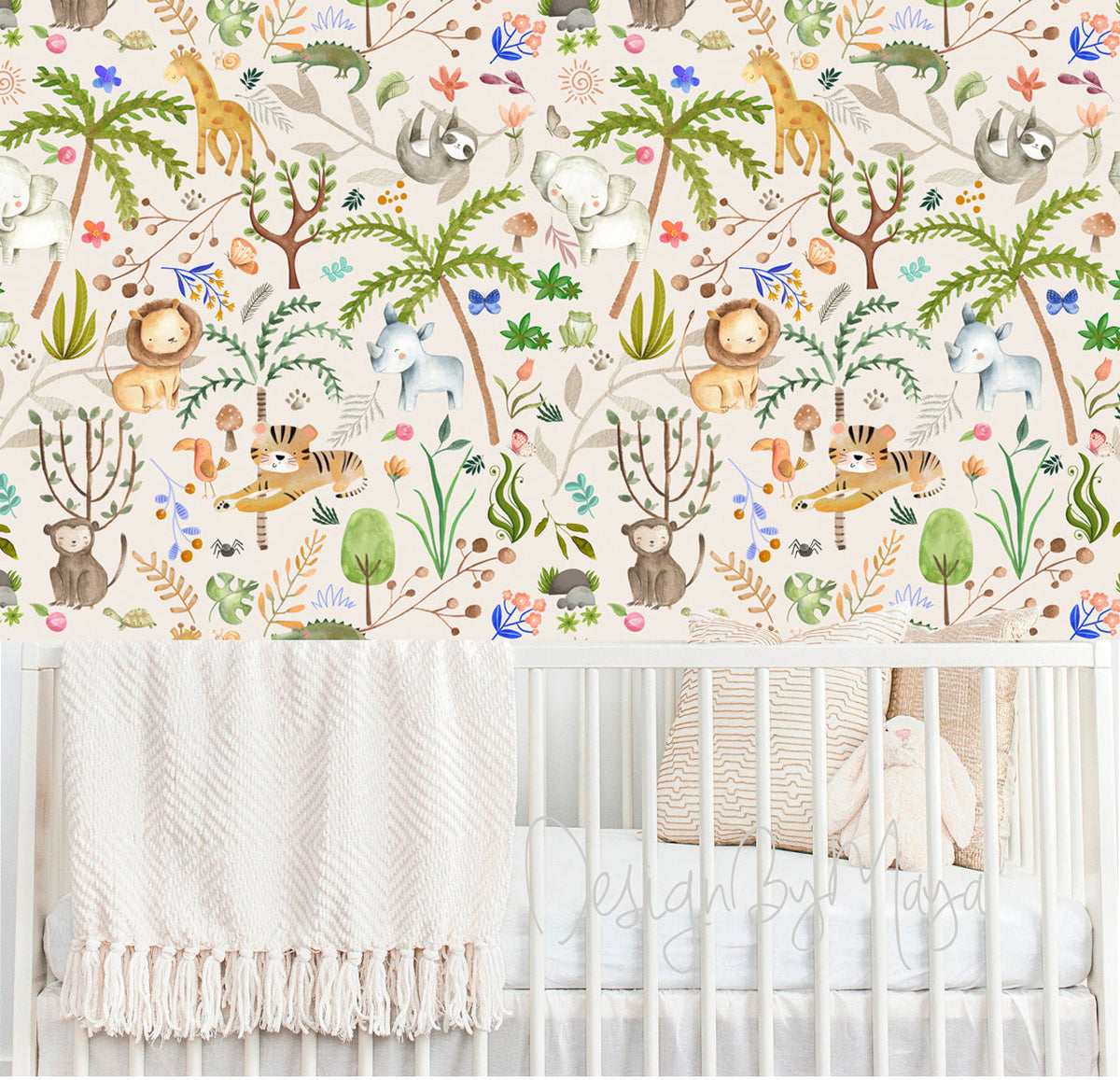 Safari Wallpaper - Nursery Wall Decor Wallpapers
