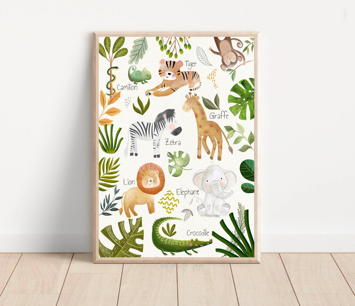 Cute Abc Print - Luster Paper Nursery Wall Art Prints