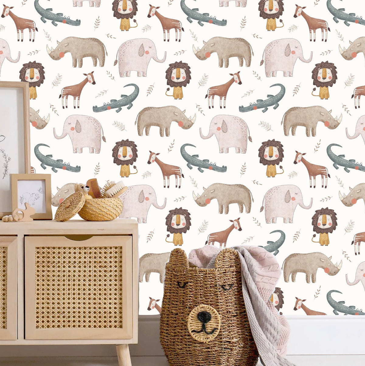 Safari Wallpaper - Nursery Wall Decor Wallpapers
