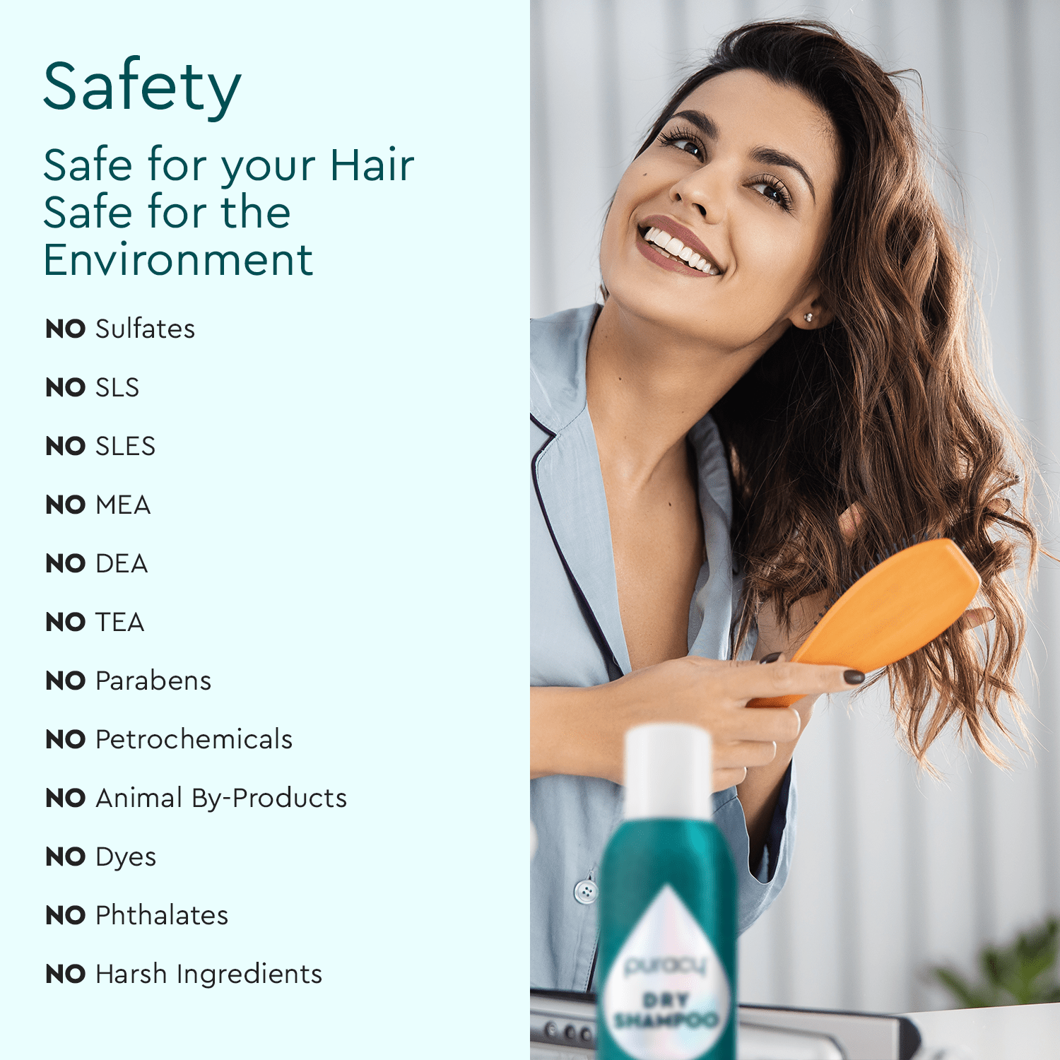 Dry Shampoo (benzene & Silicone-free, Color-safe)