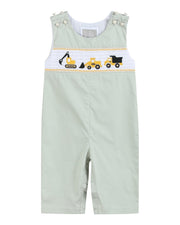 Sage Green Construction Smocked Longalls