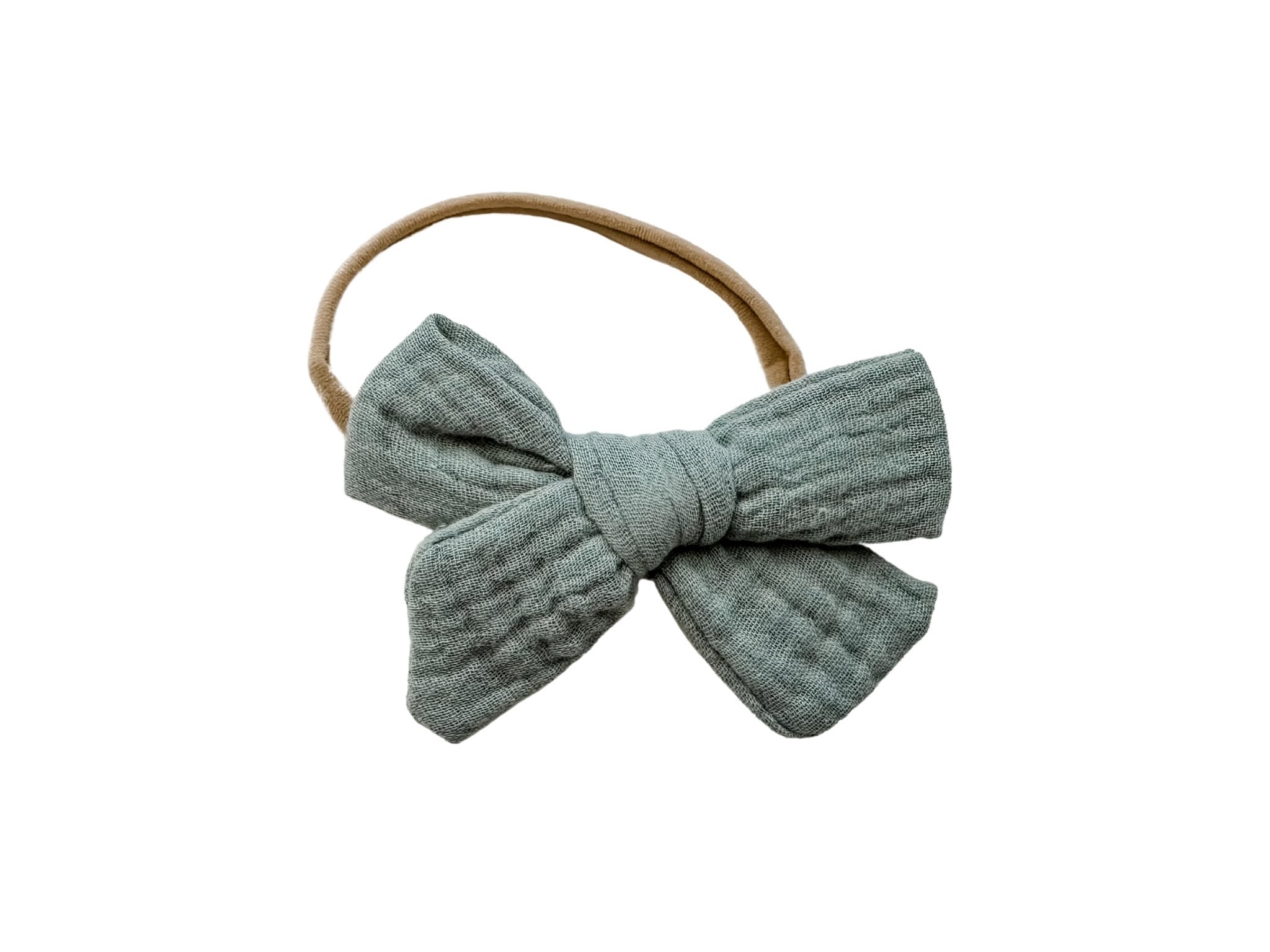 Knot Bow Headband - Sage Green