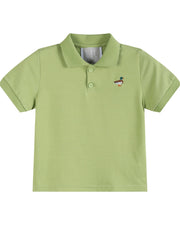 Sage Green Mallard Polo Shirt