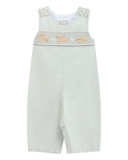 Sage Green Puppy Dog Smocked Longall