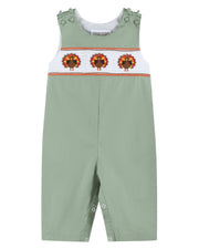 Sage Green Turkey Smocked Longalls