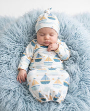 Sail Boat Baby Gown