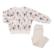 Sami | Boys Air Balloon Waffle Cotton Leggings Set