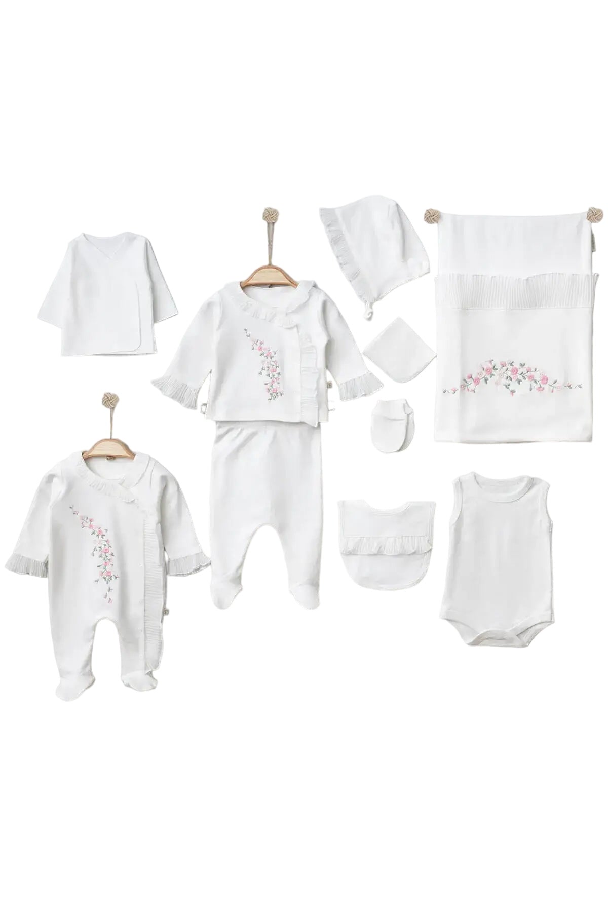 Sandra White Newborn Coming Home Set