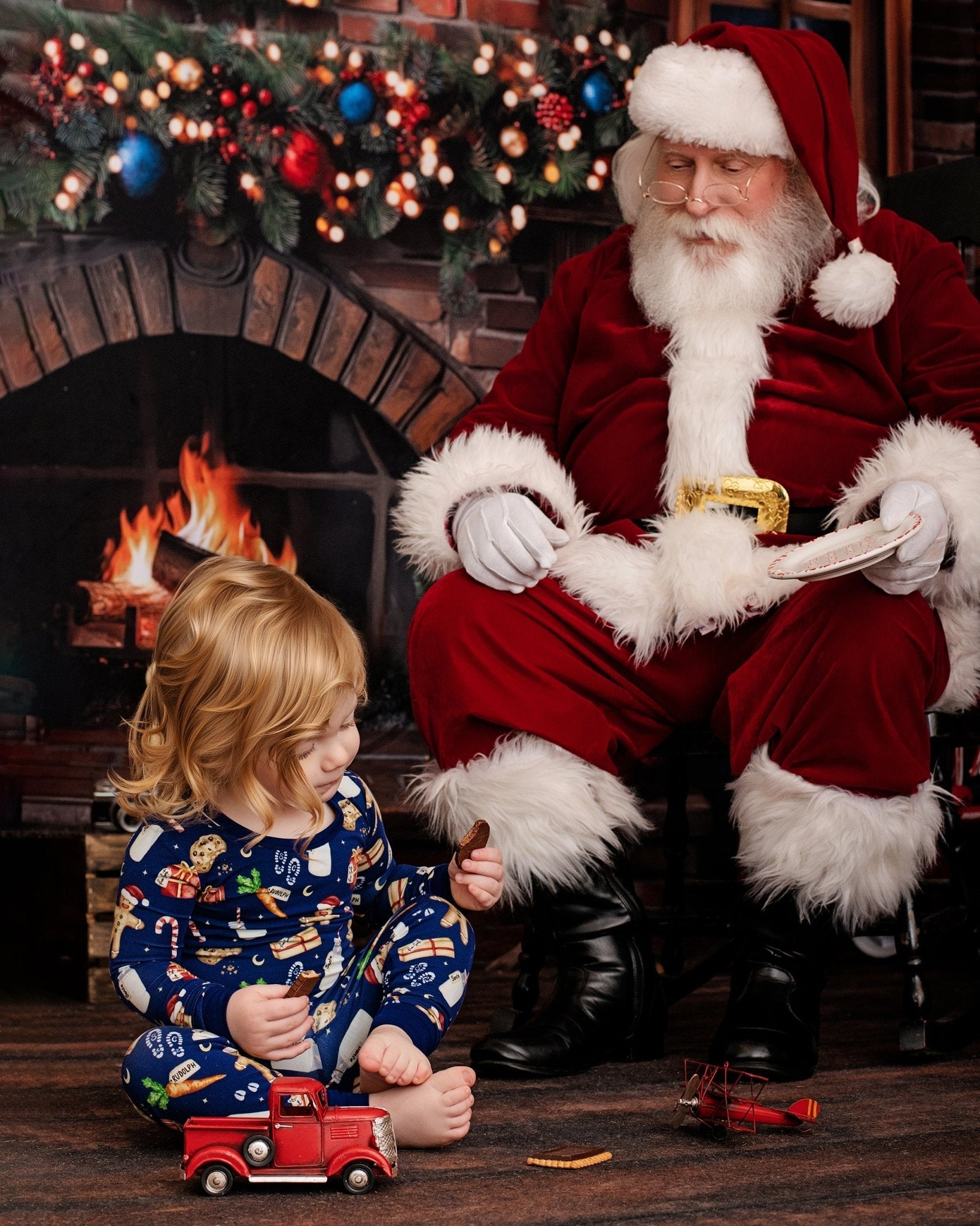 Santa’s Treats Long Sleeve Pj's