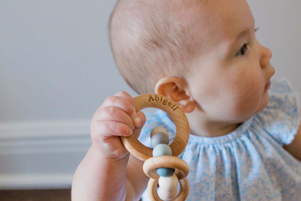 Saturn Ring Wooden Baby Teether