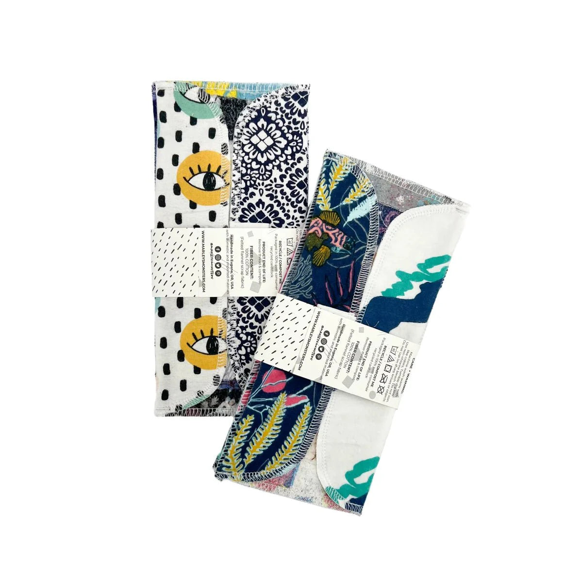 Scrap Felt Mop Pads: Set Of 2