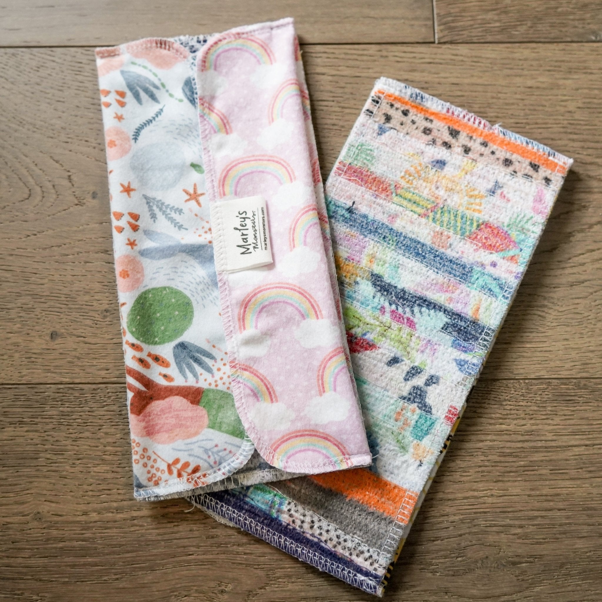 Scrap Felt Mop Pads: Set Of 2