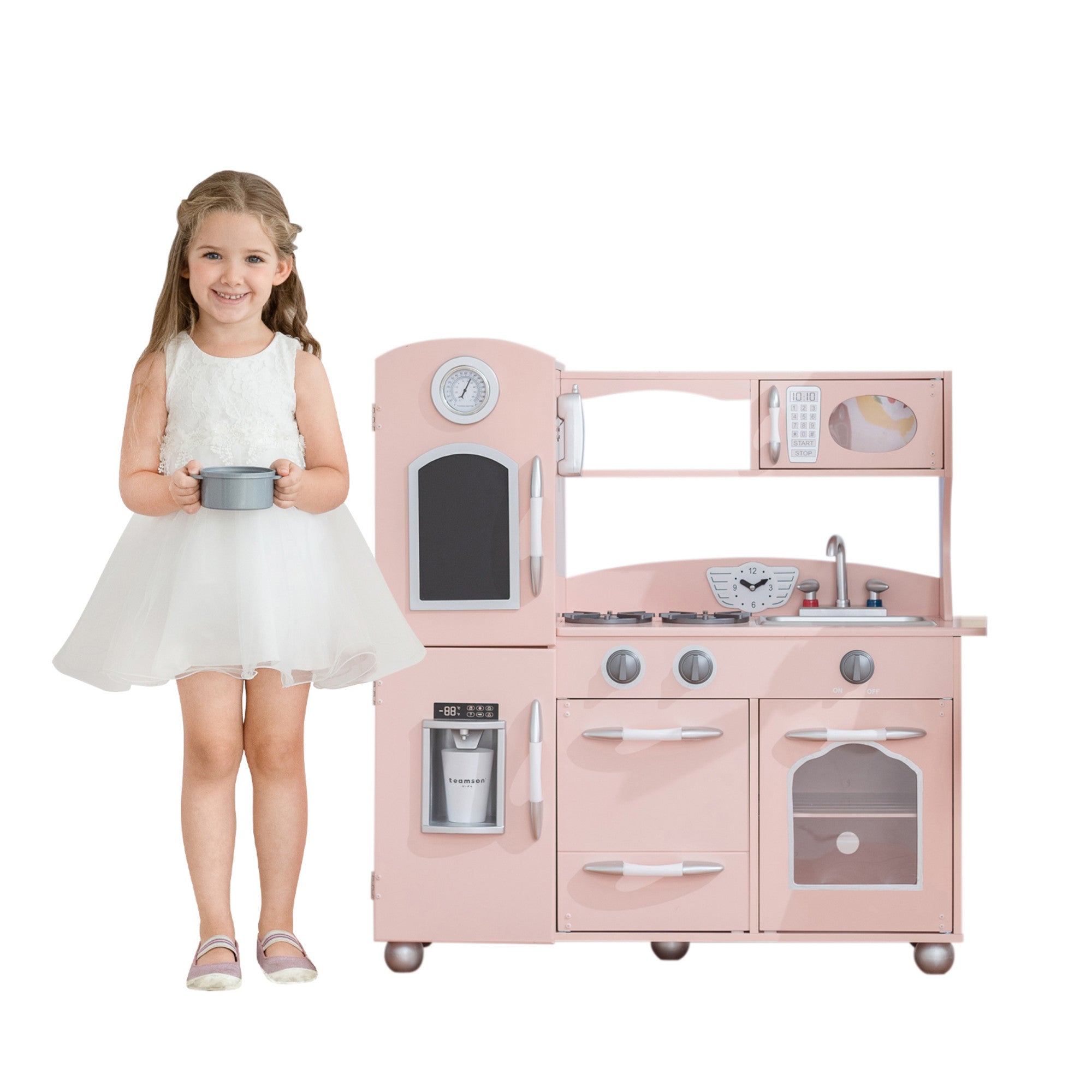 Little Chef Westchester Retro Play Kitchen, Pink