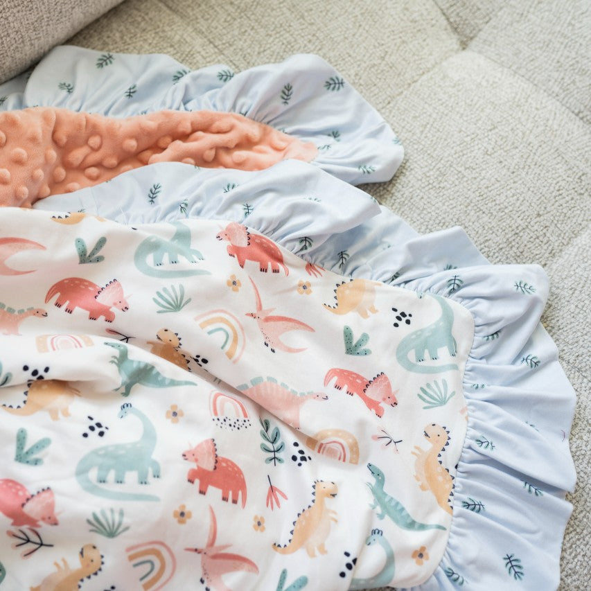 Roar Ruffle Blanket - Extra Large