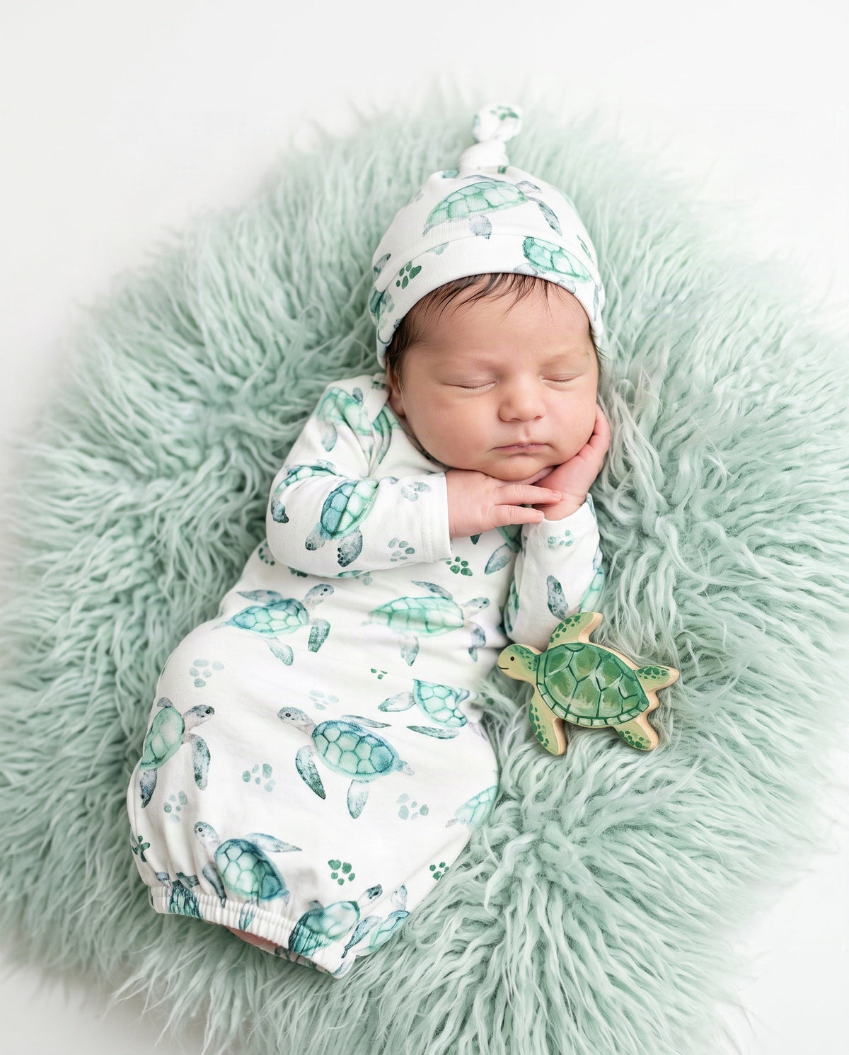 Sea Turtle Baby Gown
