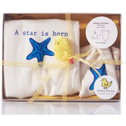 A Star Is Born Long Sleeve Romper & Hat Gift Set