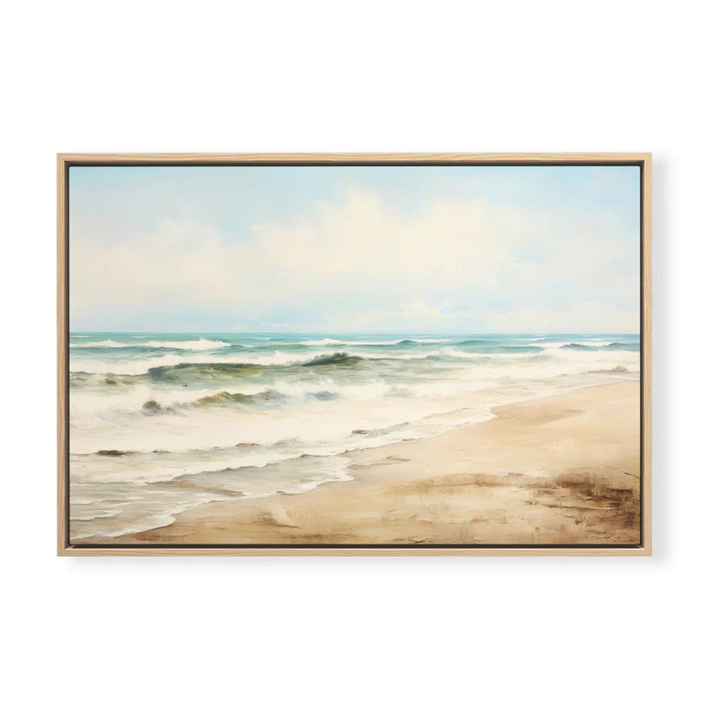 Seafoam Shores Art Print - 24 X 36
