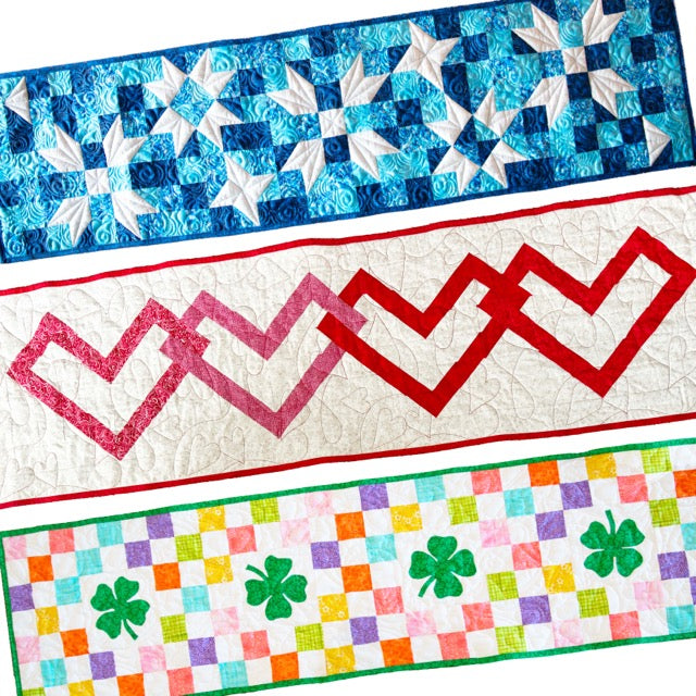 Seasonal Quilted Table Runner Kit Bundle - Winter/spring