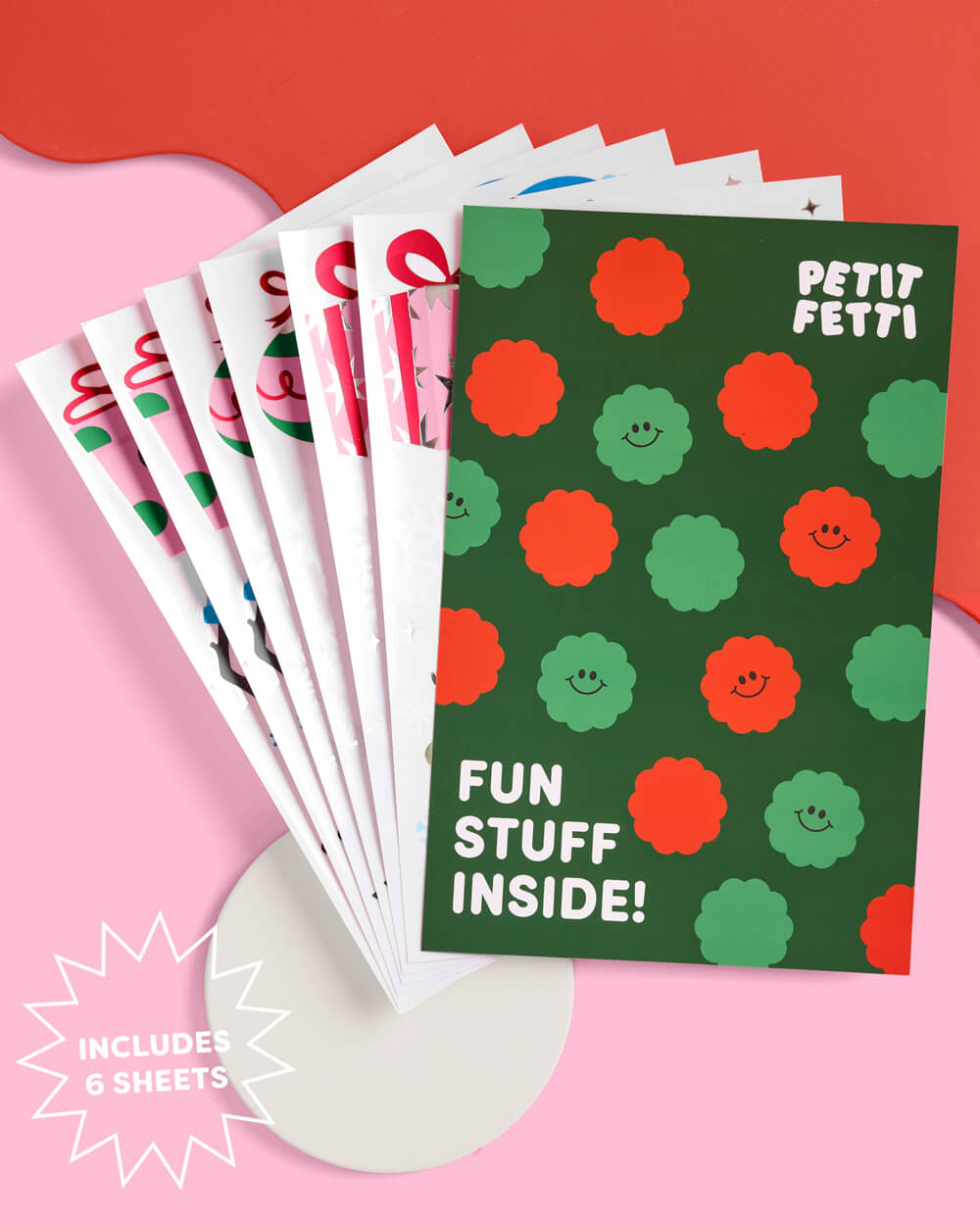 Winter Wonderland Window Clings - 6 Silver Foil And Color Sheets