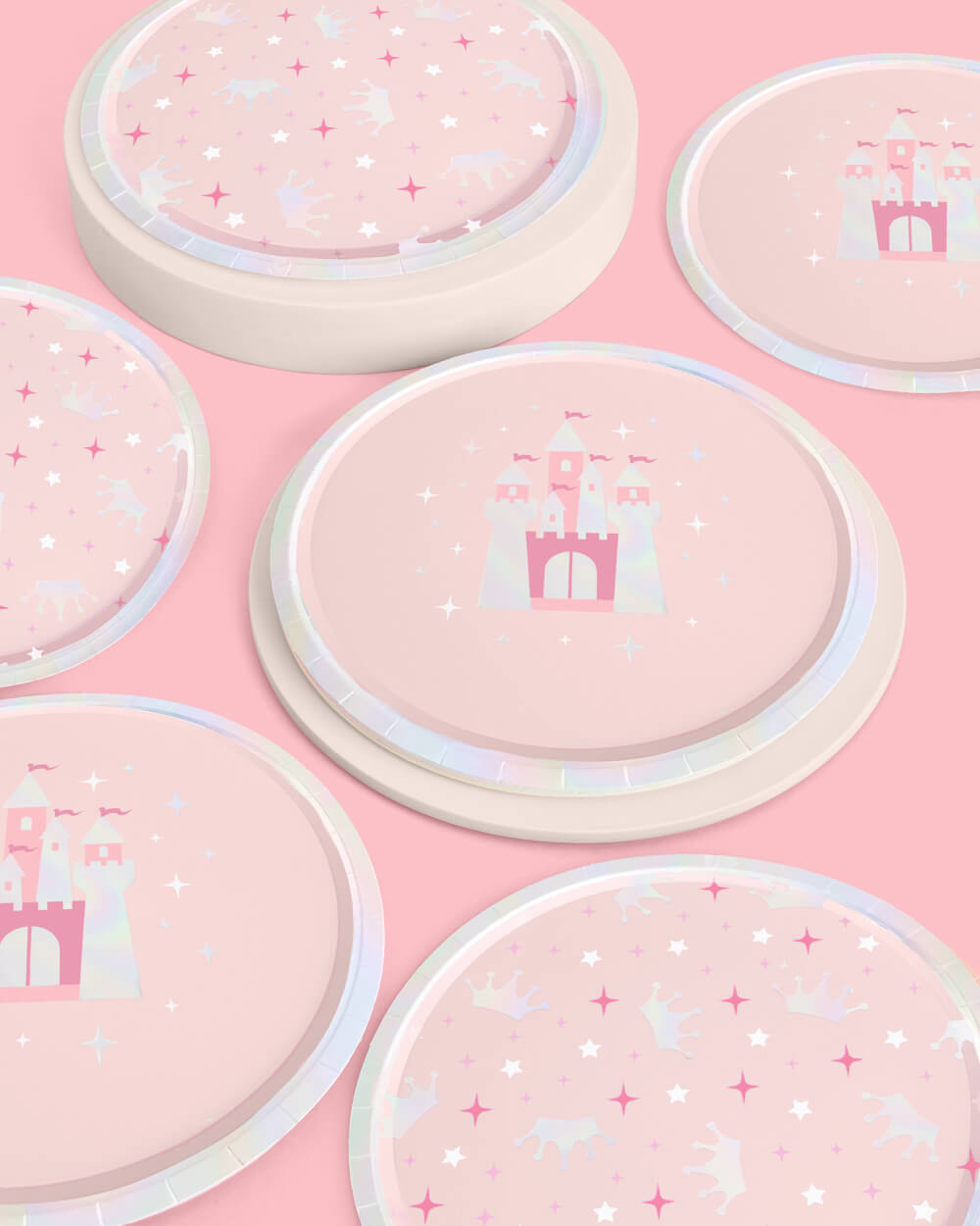 Princess Plates - 24 Paper Plates