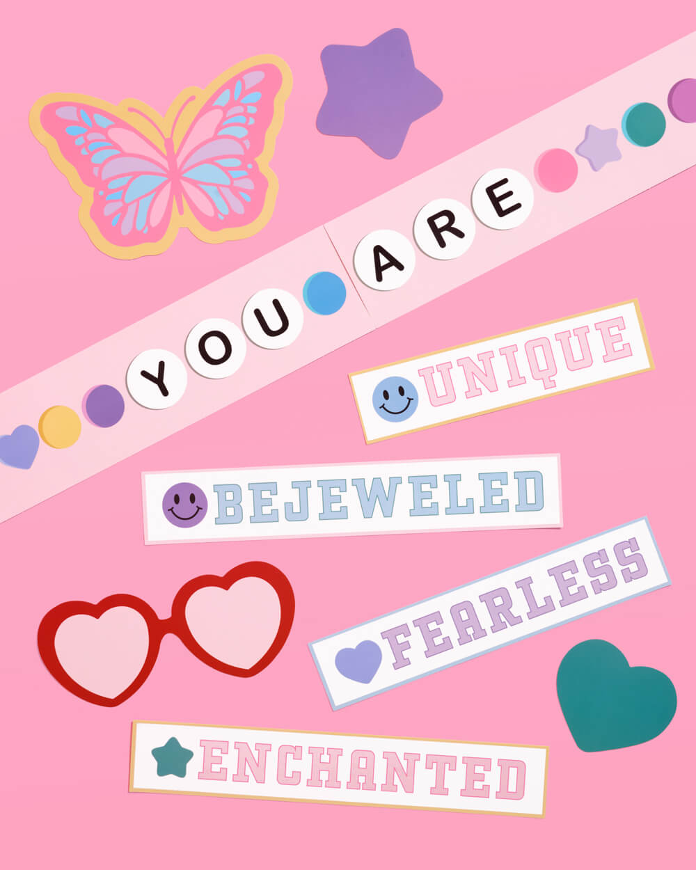 Eras Classroom Affirmations Set -  20 Bulletin Board Pieces