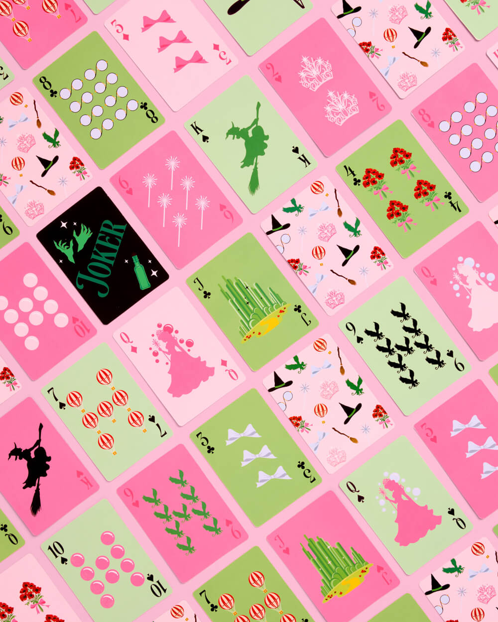 Holding Space Cards - 54 Playing Cards