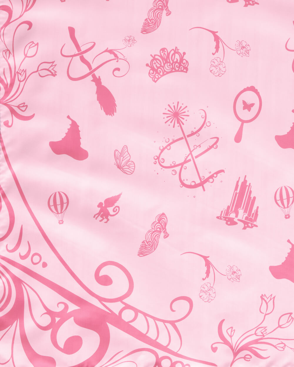 Pink Goes Good W. Green Tablecloth - Washable Tablecloth