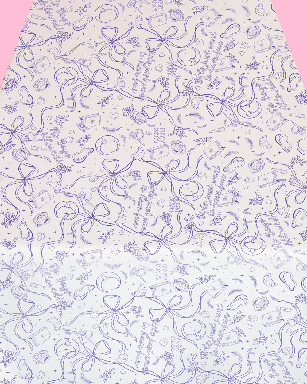 Sweet Dreams Paper Tablecloth - Coloring Tablecloth