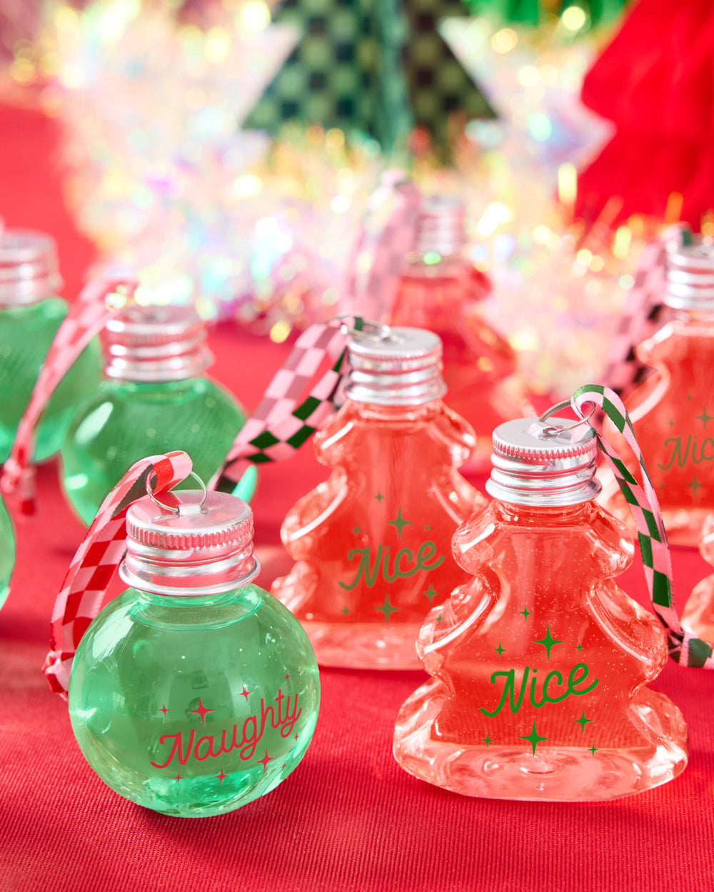 Christmas Spirit Ornaments - 10 Shot Glass Ornaments