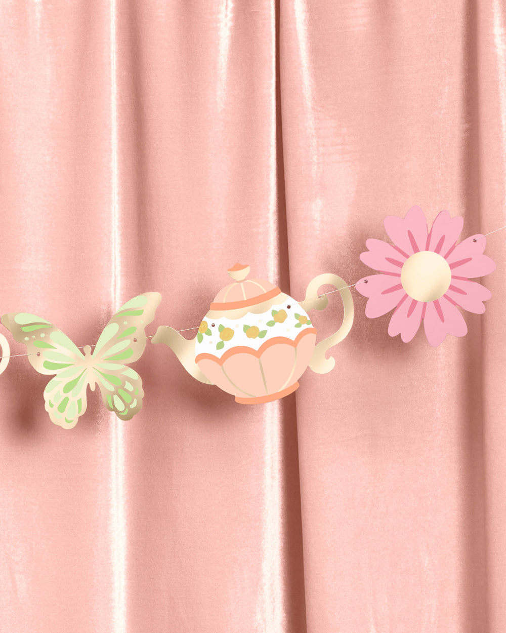 Let's Partea Banner - Gold Foil Banner