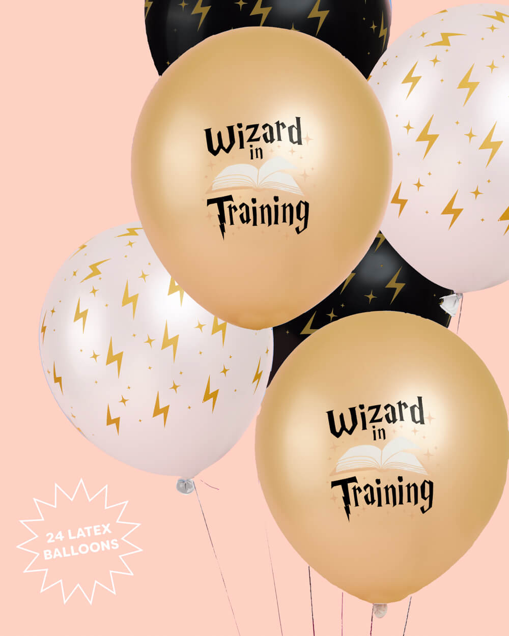 Wizard In Training Balloon Pack - 24 Latex Balloons
