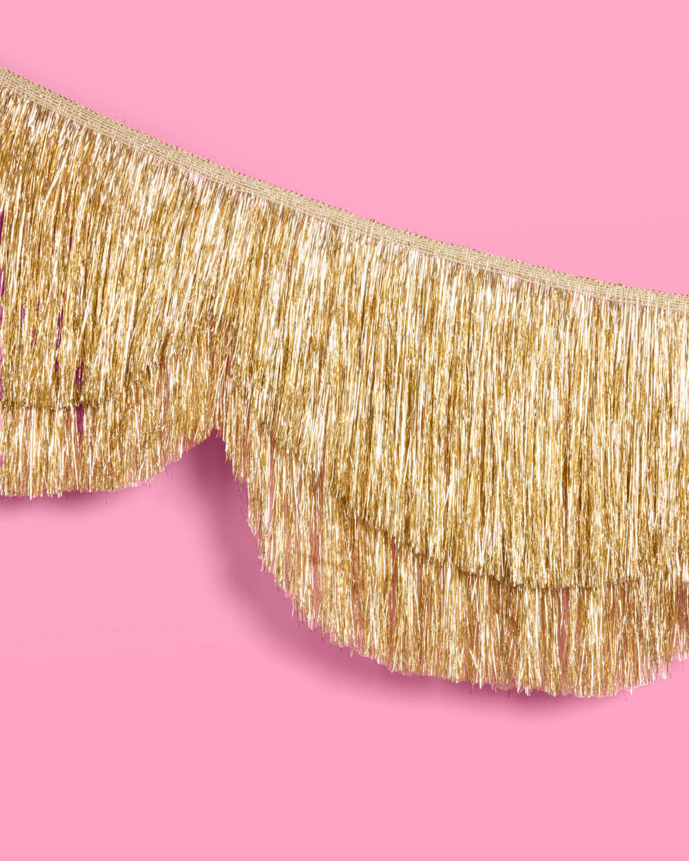Stay Golden Fringe - Scalloped Banner