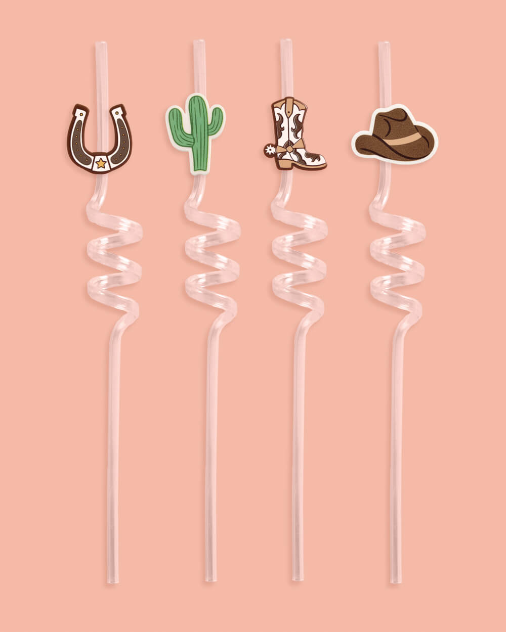 Saddle Up Straws - 16 Reusable Straws